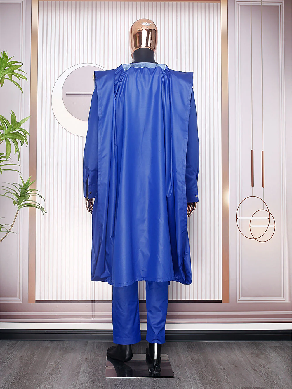 African Agbada (Deep Blue)