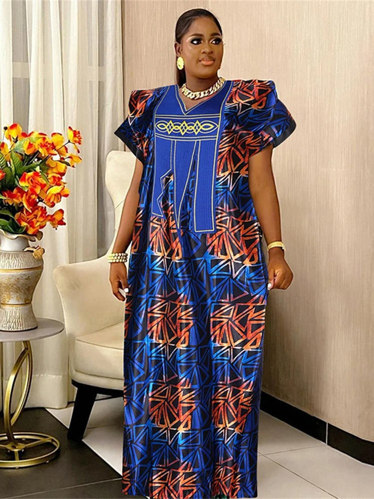 Kaftan Boubou Maxi Dress