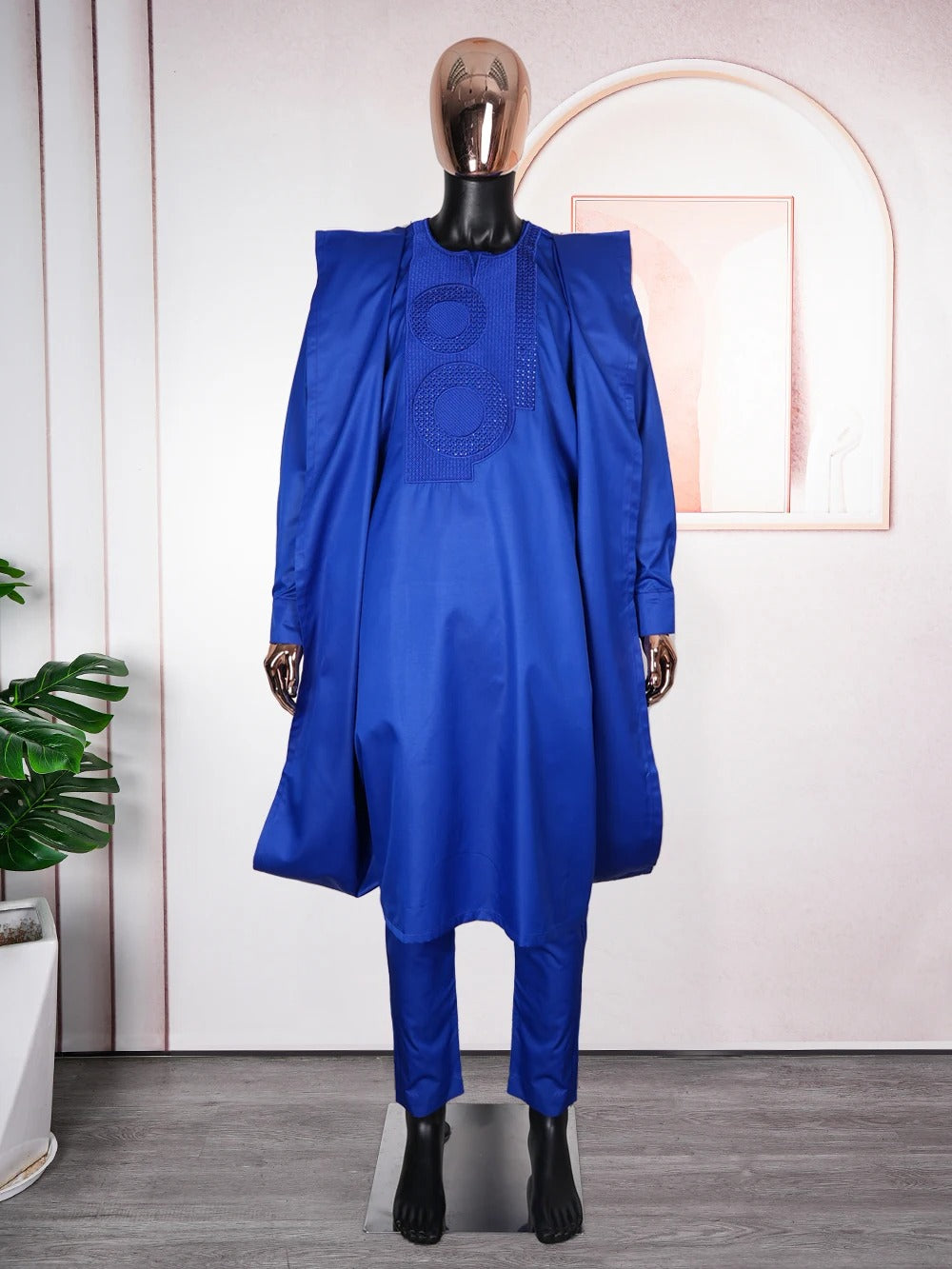 African Agbada (Blue)