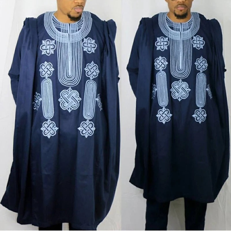 African Agbada (Navy)