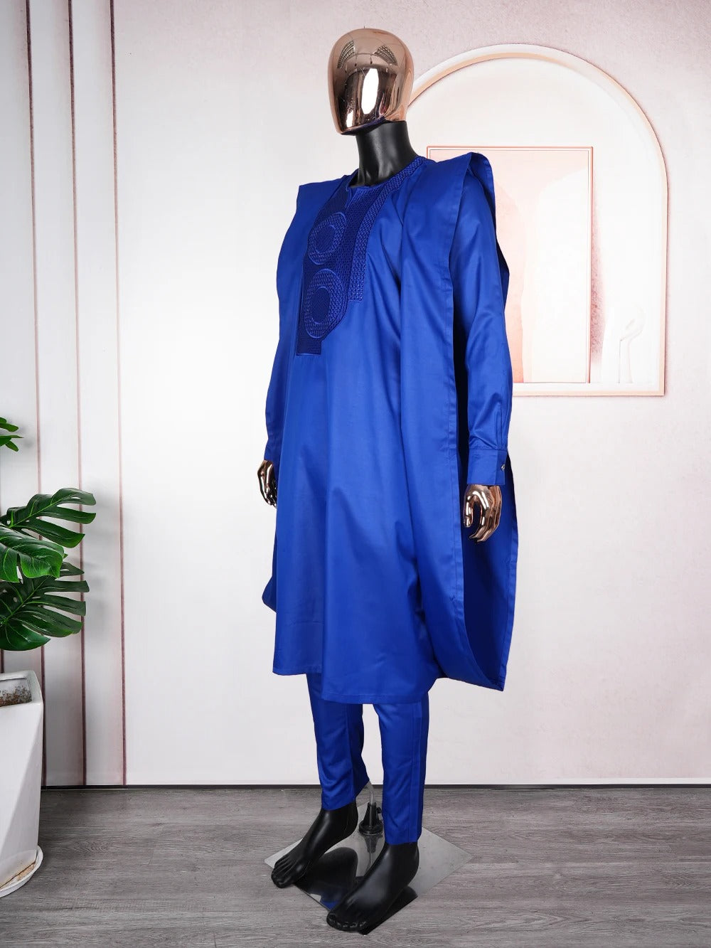 African Agbada (Blue)