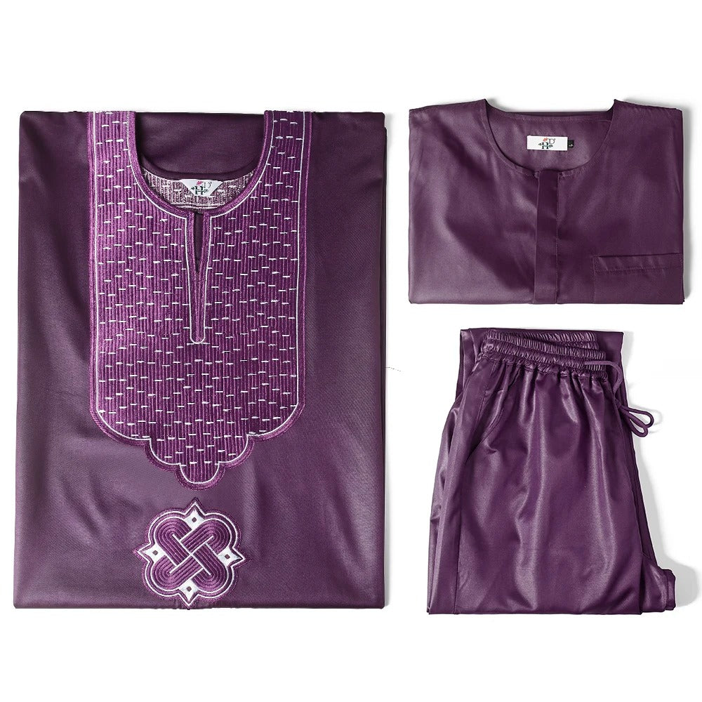 African Agbada (Purple)