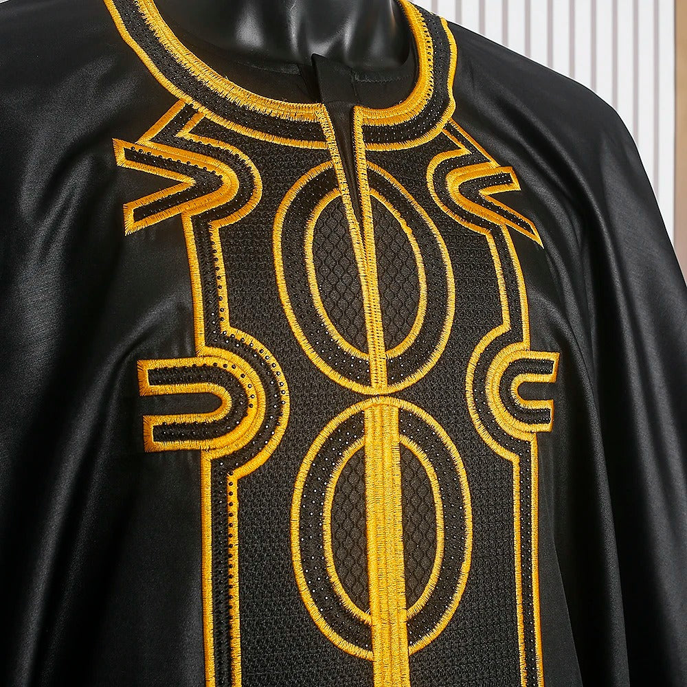 African Agbada (Black)