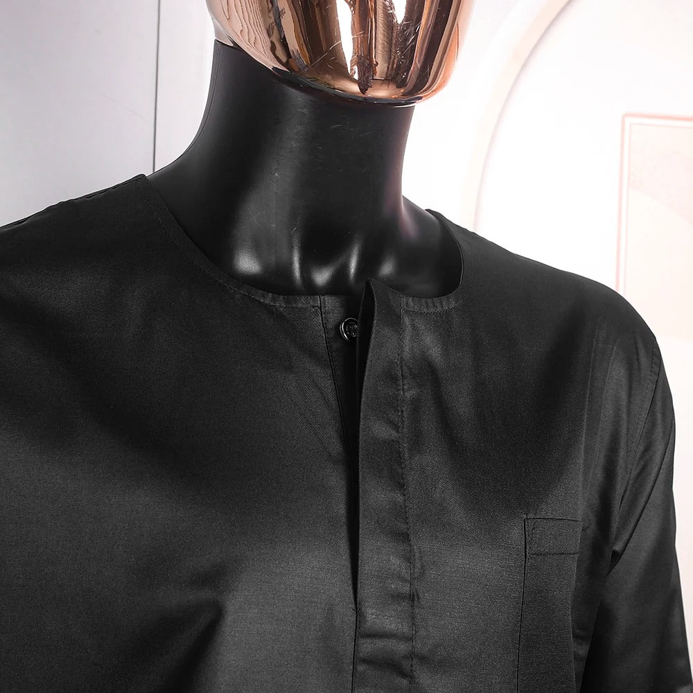 African Agbada (Black)