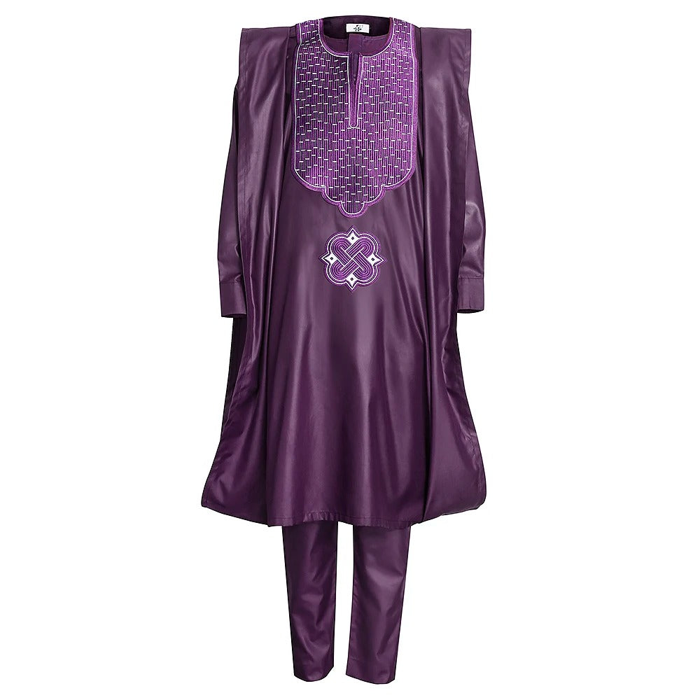 African Agbada (Purple)